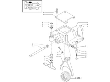 Caja de cambios y piezas NEW HOLLAND
