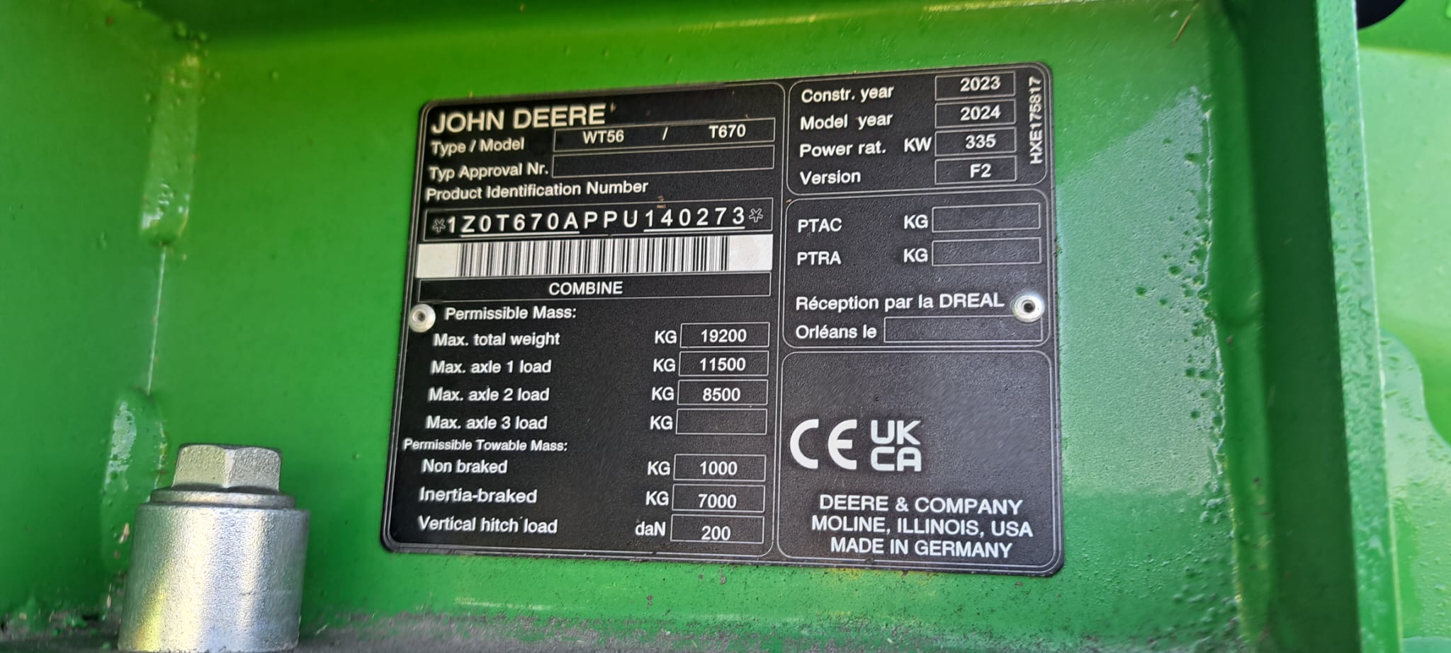 Leasing de John Deere T670 John Deere T670: foto 5