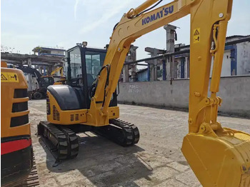 Excavadora Japan High Quality Original Used Small Komatsu PC55MR-2 Excavator For Sale in stock: foto 5