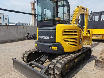 Excavadora Japan High Quality Original Used Small Komatsu PC55MR-2 Excavator For Sale in stock: foto 4