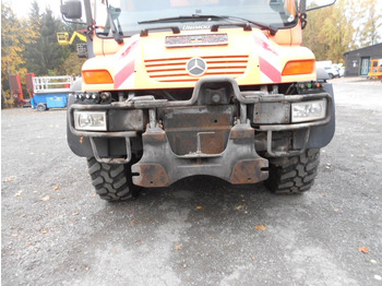 Camión caja abierta, Camión grúa Unimog U400 mit Kran Palfinger PK11502: foto 5