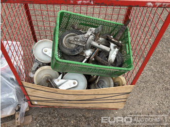 Equipo de construcción Pallet of Various Cart Wheels: foto 2