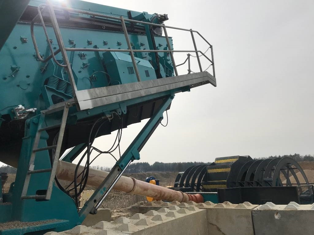 Cribadora PowerScreen Chieftain 1700 + Dewaterer WASHPLANT: foto 9