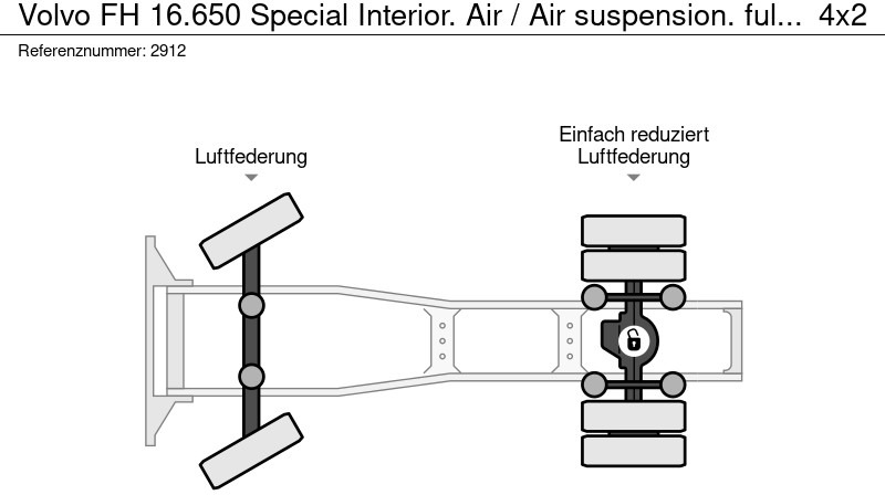 Cabeza tractora Volvo FH 16.650 Special Interior. Air / Air suspension. full specification: foto 13