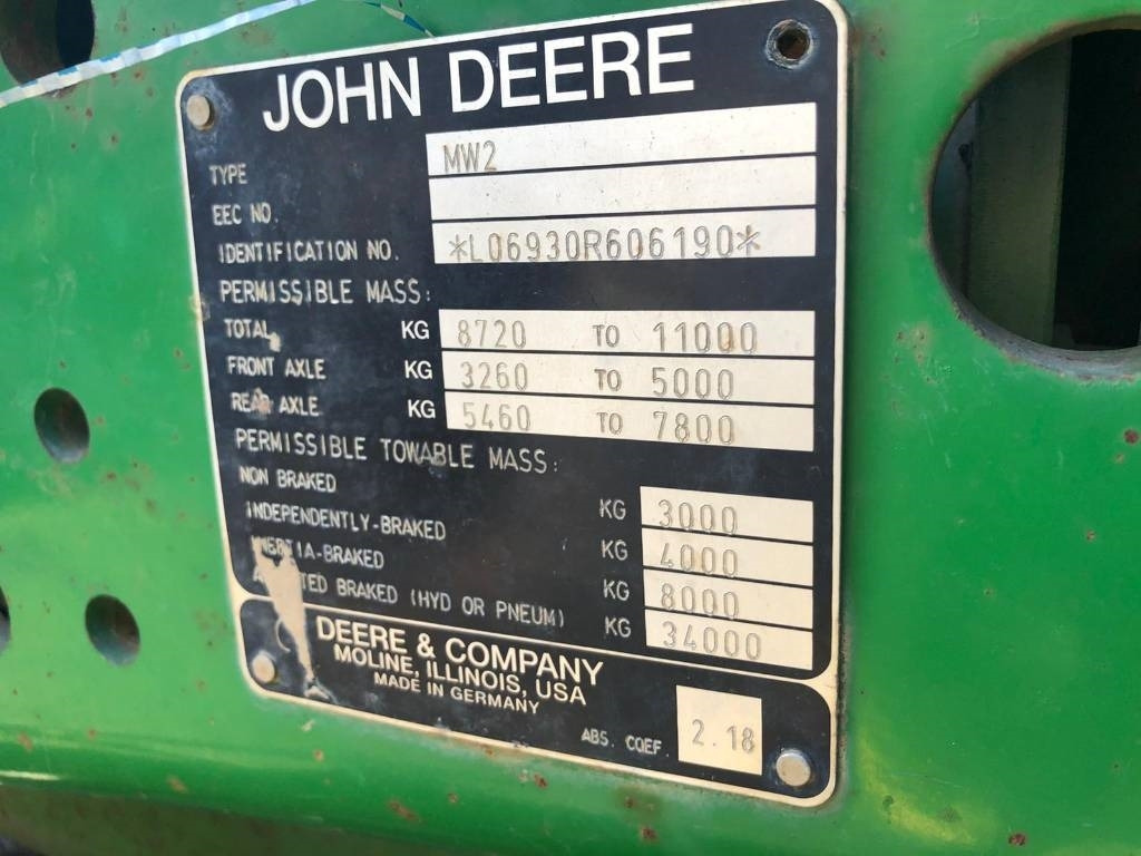 Tractor John Deere For Parts 6530: foto 6