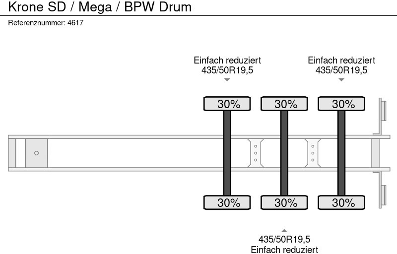 Semirremolque lona Krone SD / Mega / BPW Drum: foto 8