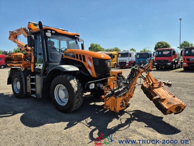 Tractor JCB Fastrac inklusive 4x4 Mulag Front + Heck Mäher: foto 9