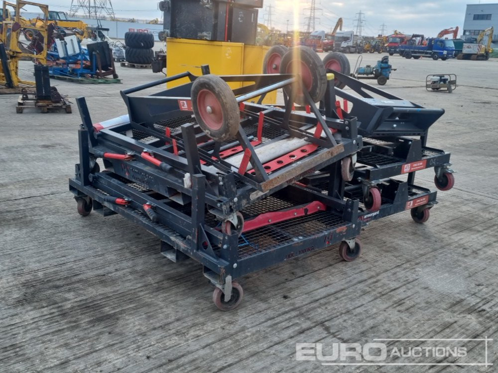 Equipo de construcción Armorgard Wheeled Pipe Racking (4 of), Spool Cart (2 of),: foto 7