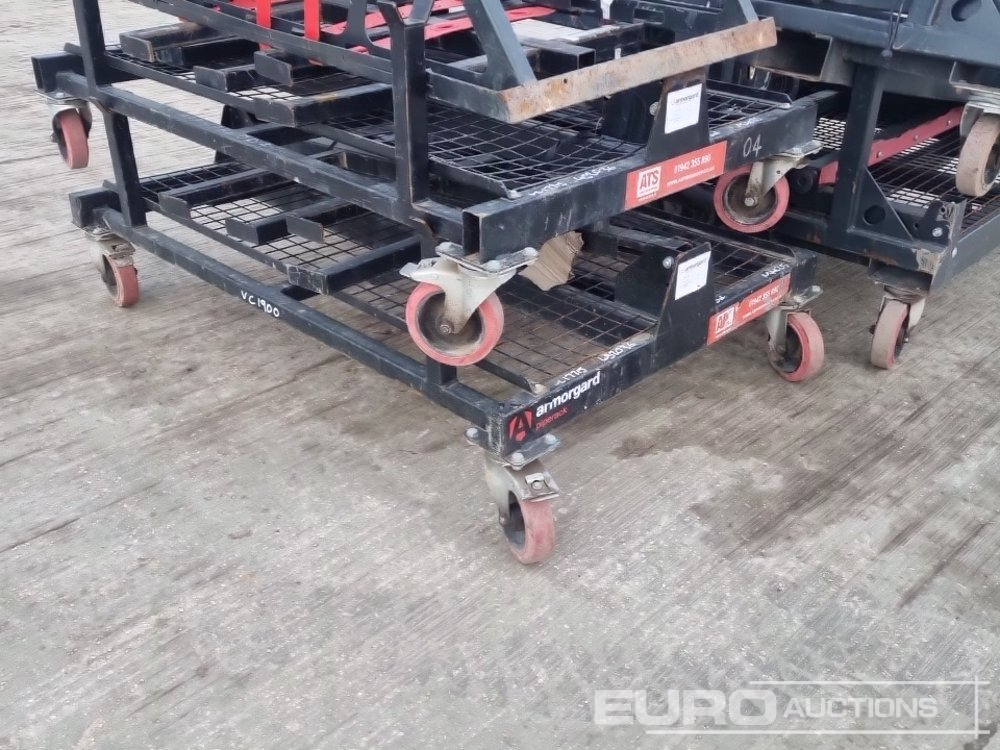 Equipo de construcción Armorgard Wheeled Pipe Racking (4 of), Spool Cart (2 of),: foto 11