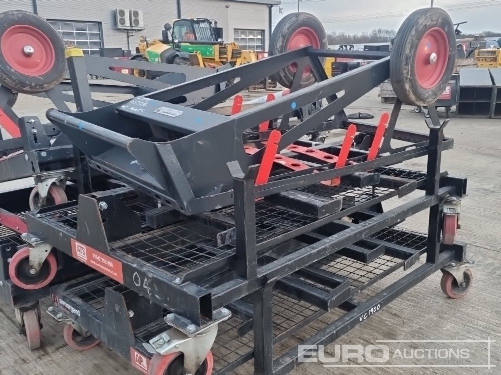 Equipo de construcción Armorgard Wheeled Pipe Racking (4 of), Spool Cart (2 of),: foto 10